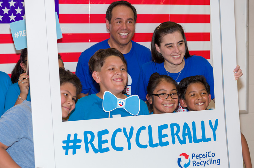 PepsiCo Recycling Recycle Rally team photo