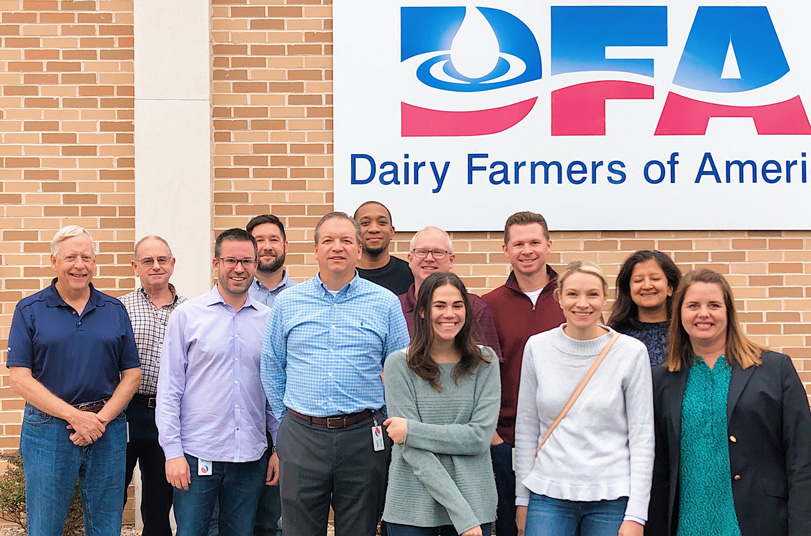 Photo of people at Dairy Farmers of America building